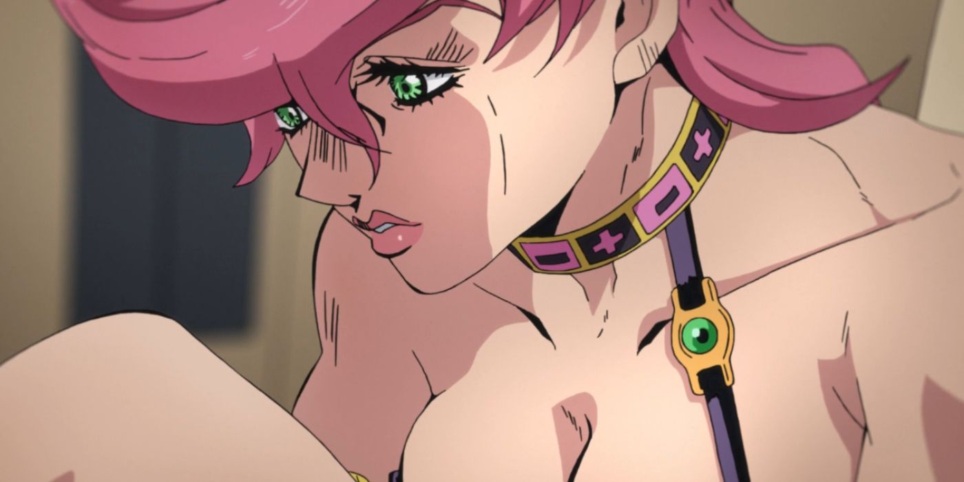 Trish Una looking downcast