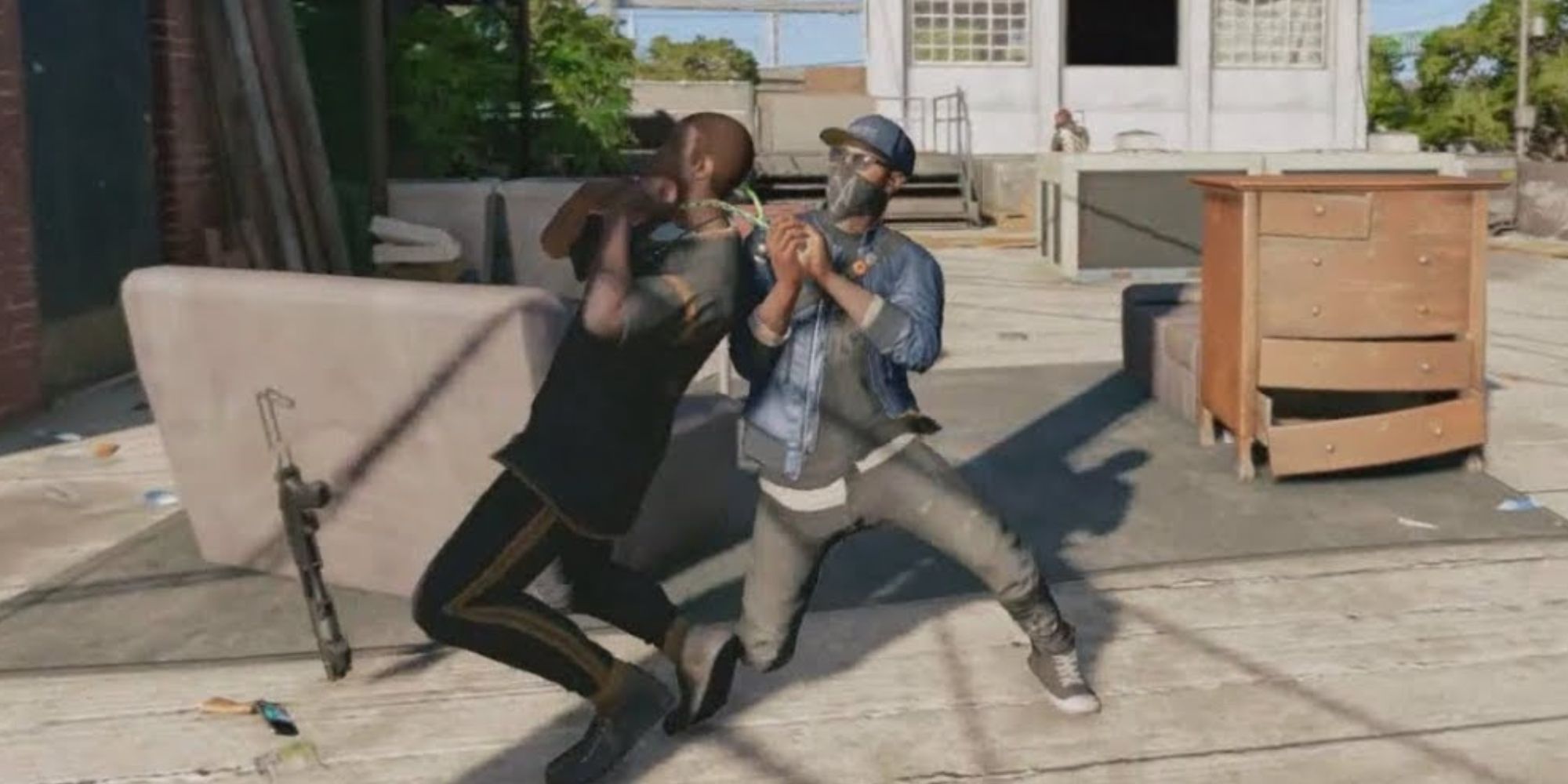 Watch Dogs 2 Thunder Ball is the only melee weapon in the game