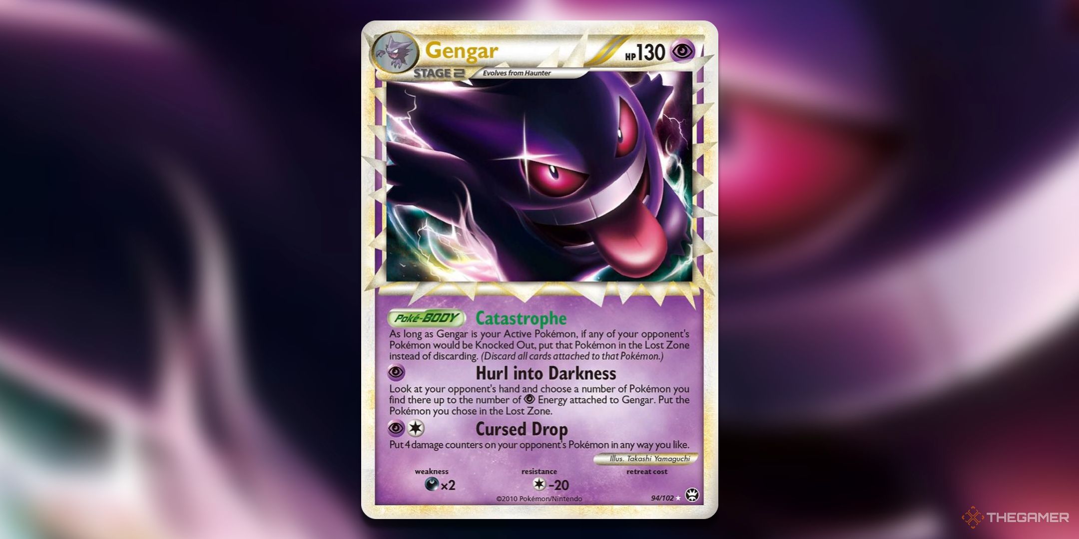 Triumphant Gengar Prime Pokemon TCG Card Art.