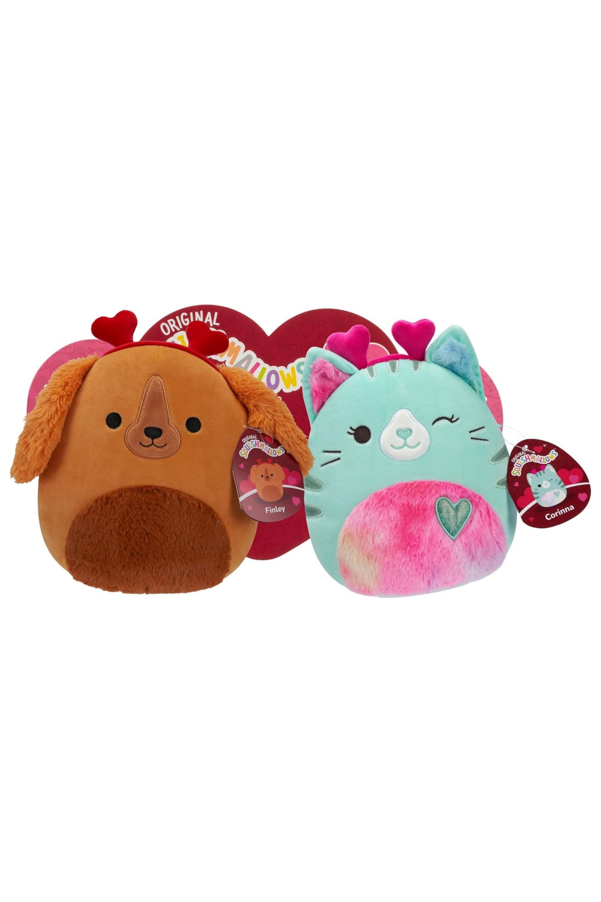 Finley And Corinna Valentine’s Day 2-Pack Squishmallows Plush