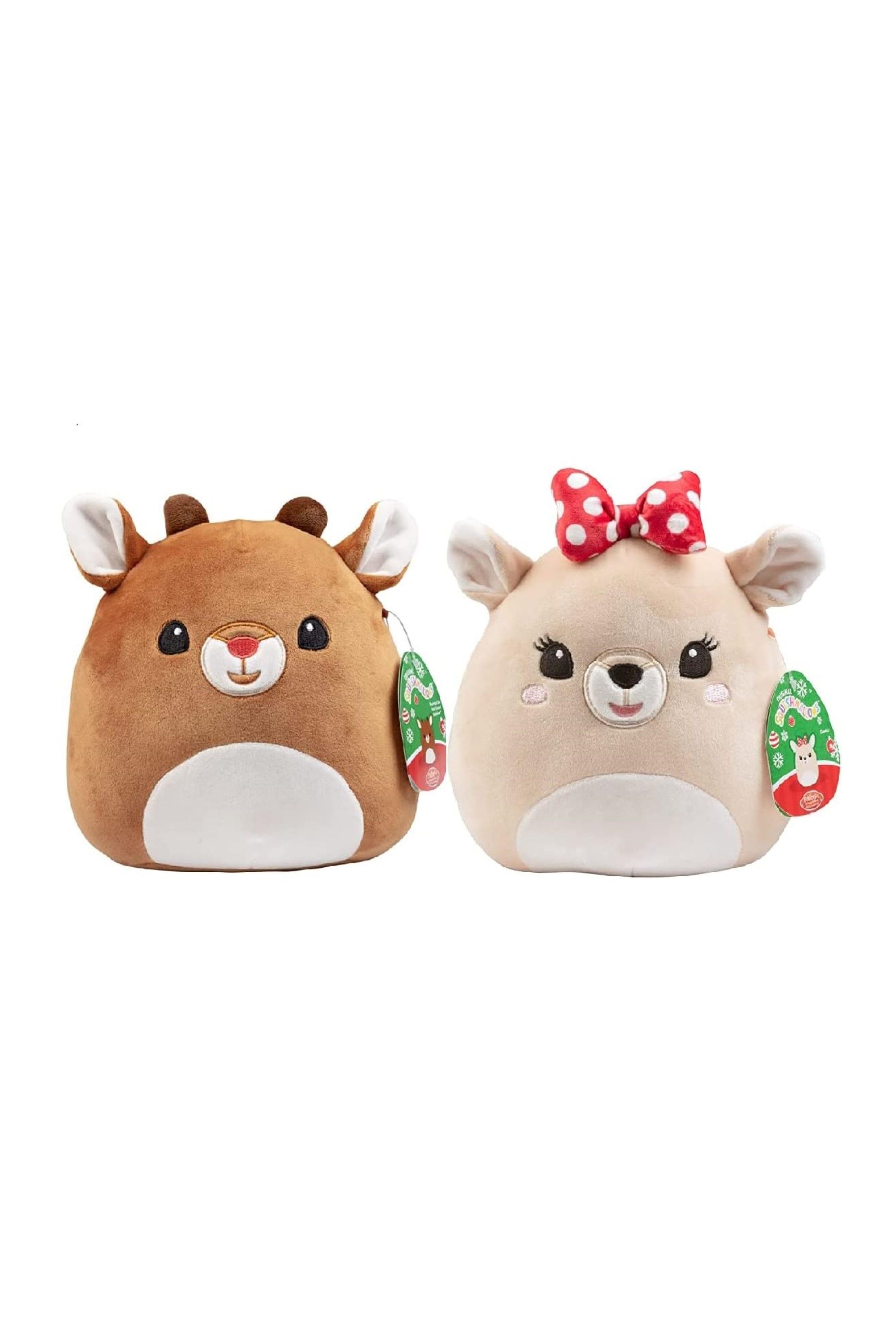 Squishmallows 8-Inch Rudolph & Clarice 2 Pack