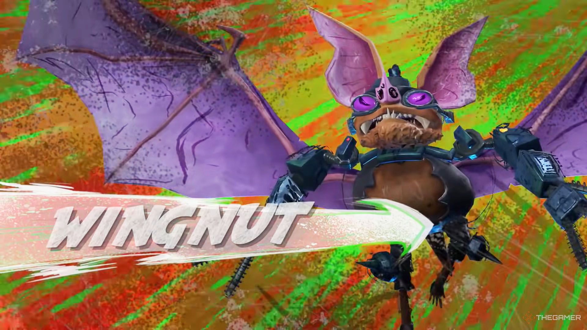 Angry Wingnut preparing to battle in TMNT: Mutants Unleashed.