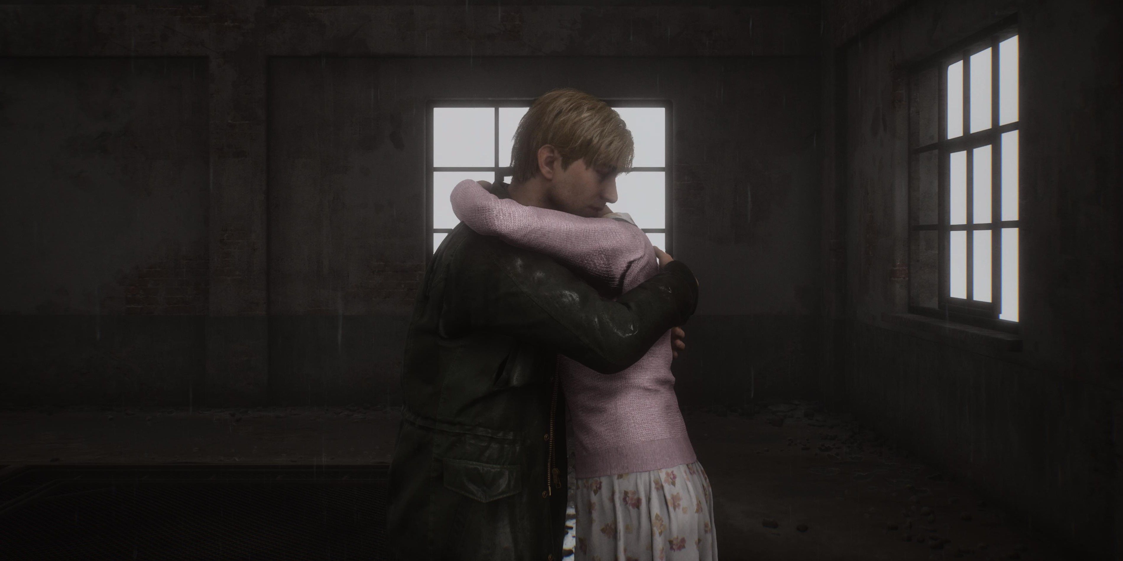 silent hill 2 remake james and mary hug