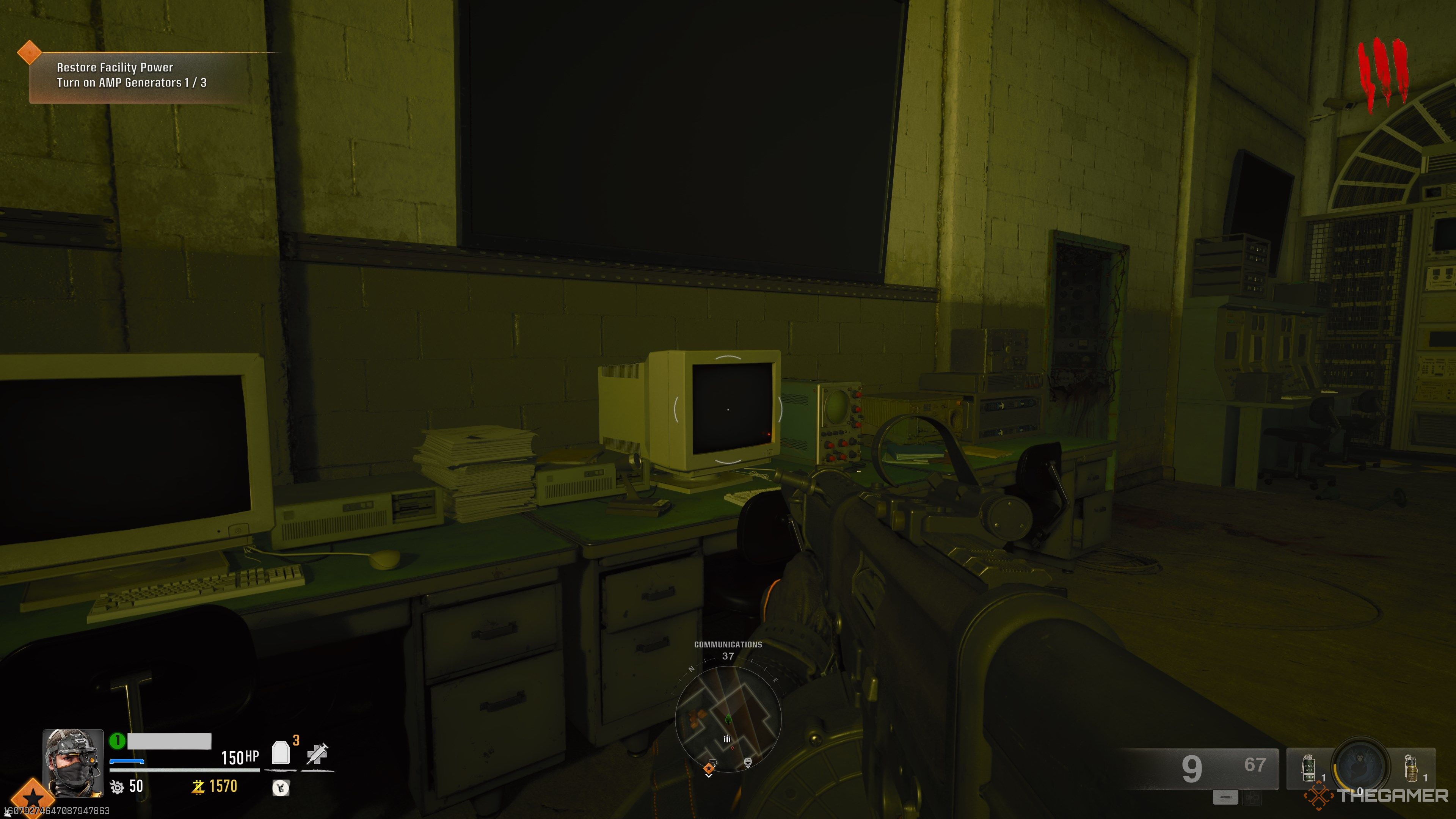 Black Ops 6 Terminus Easter Egg CRT Monitor