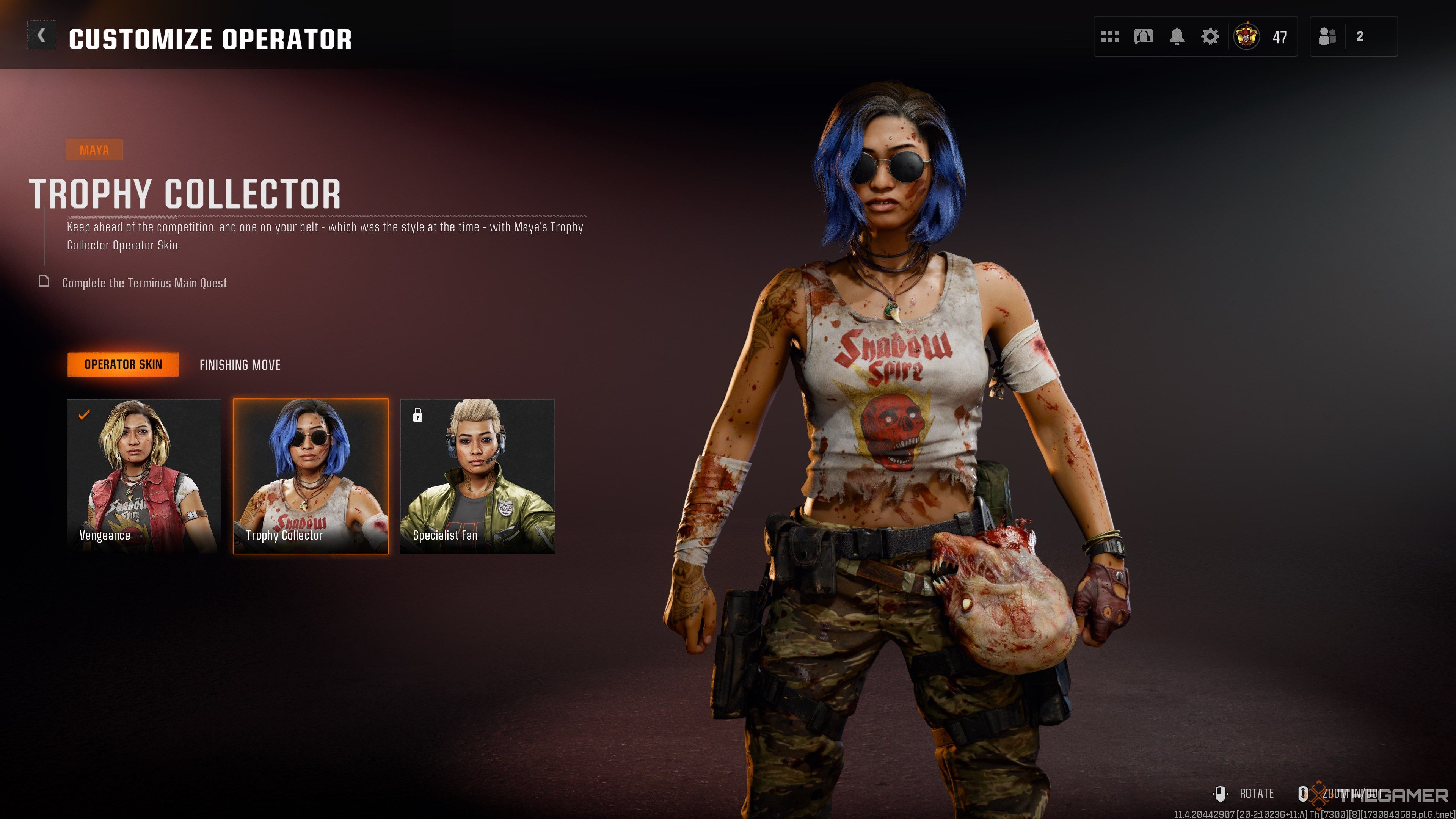 Black Ops 6 Maya Trophy Collector Skin