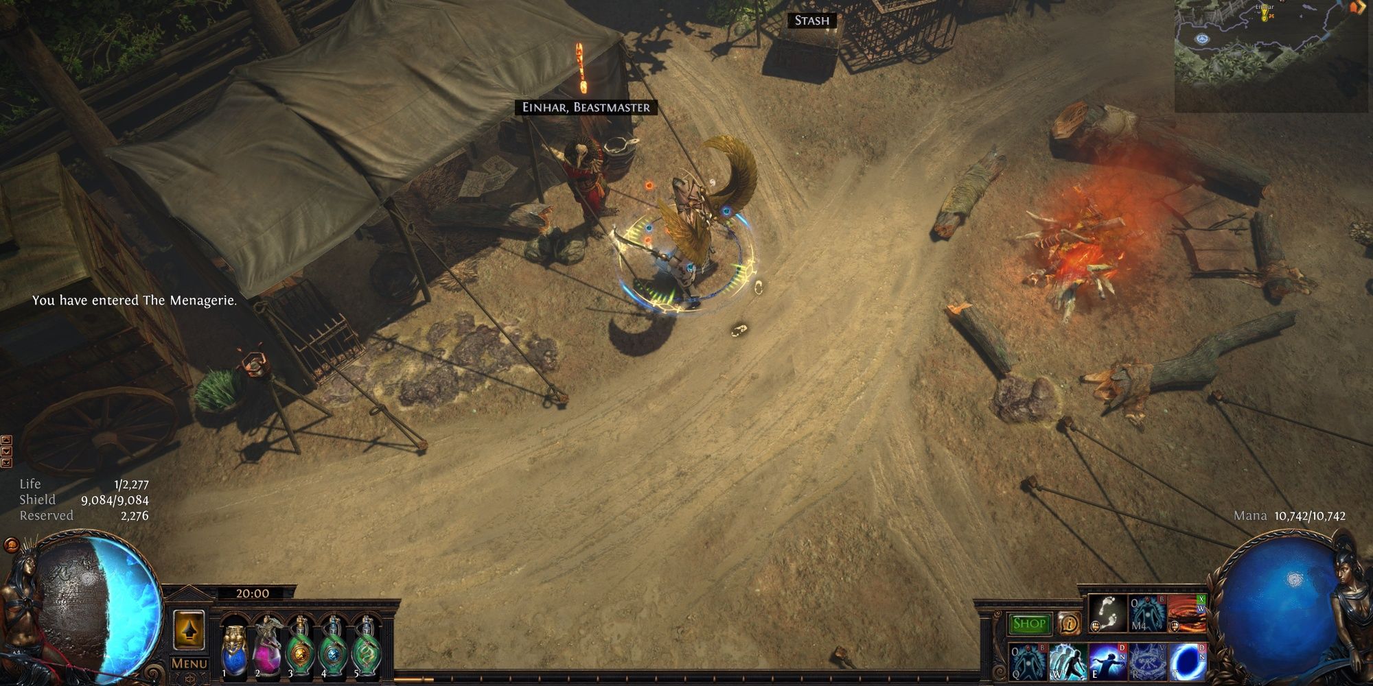 Path of Exile showing blood altar location 2.