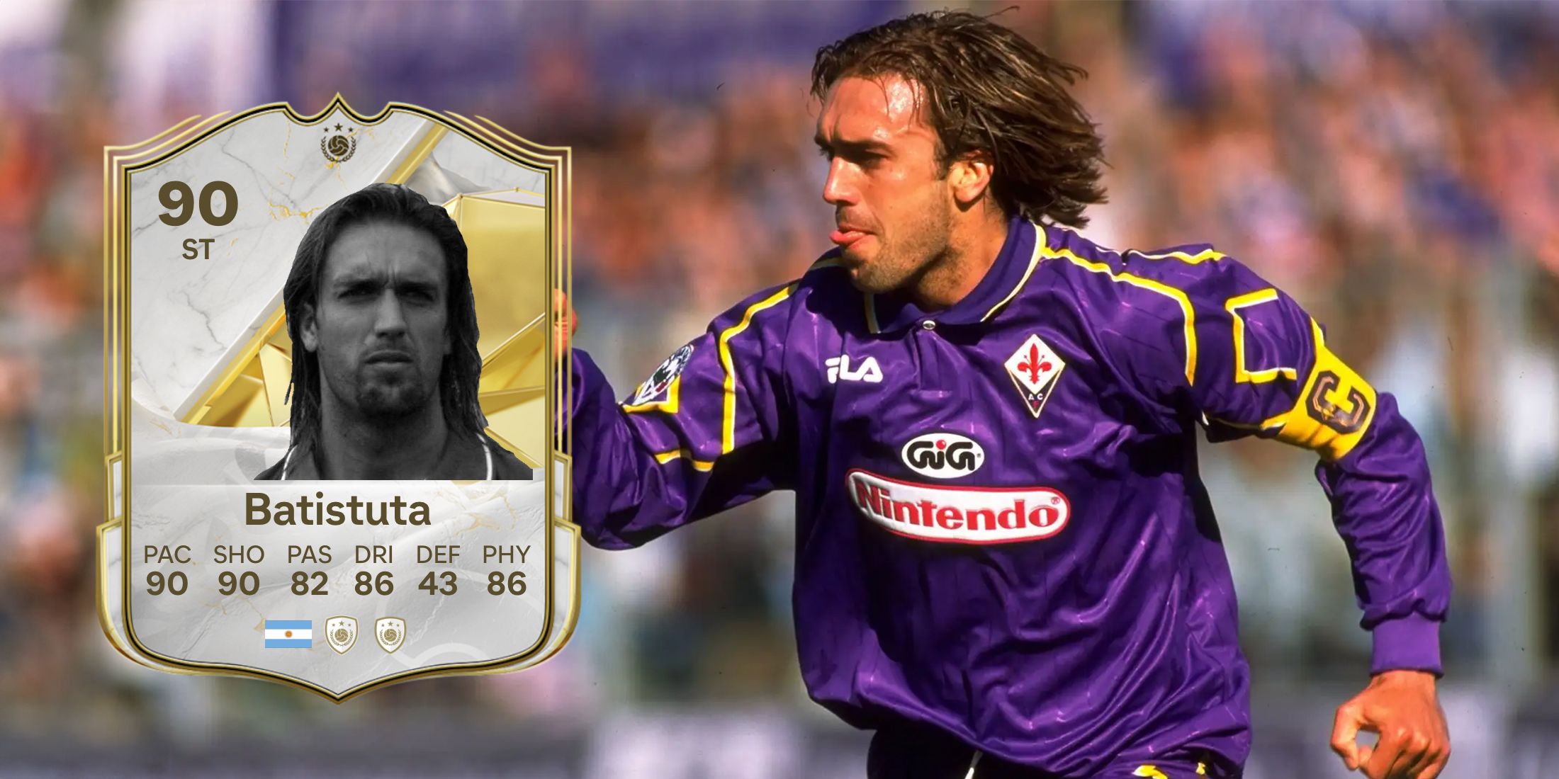 Gabriel Batistuta EA Sports FC 25 Ultimate Team Card