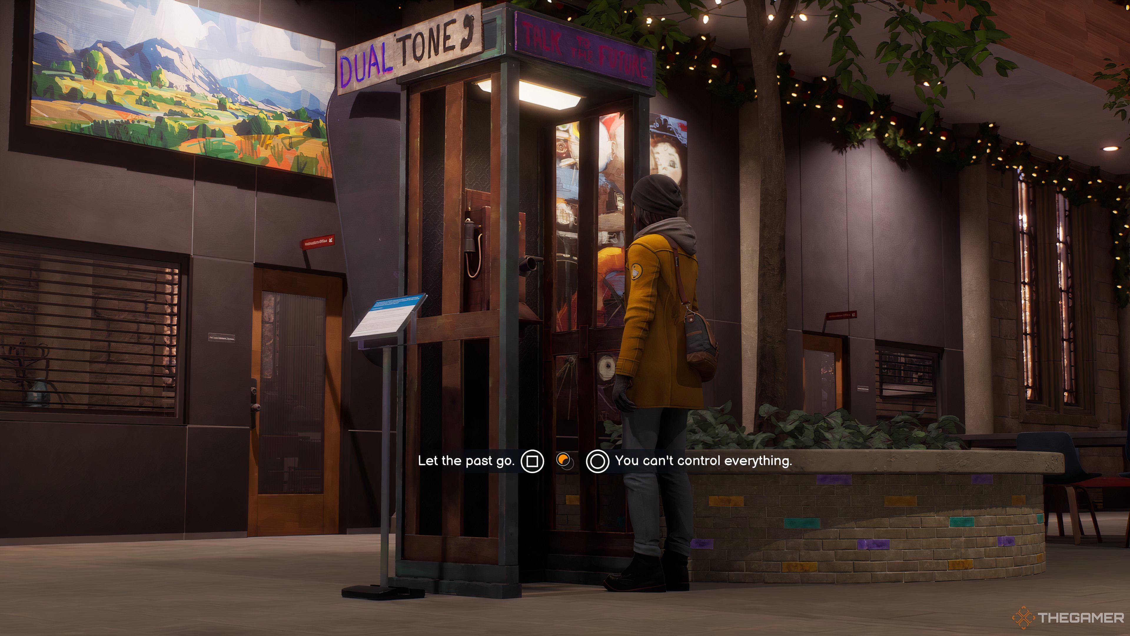 Talking To The Future In The Dualtone Phone Booth In Life Is Strange: Double Exposure.