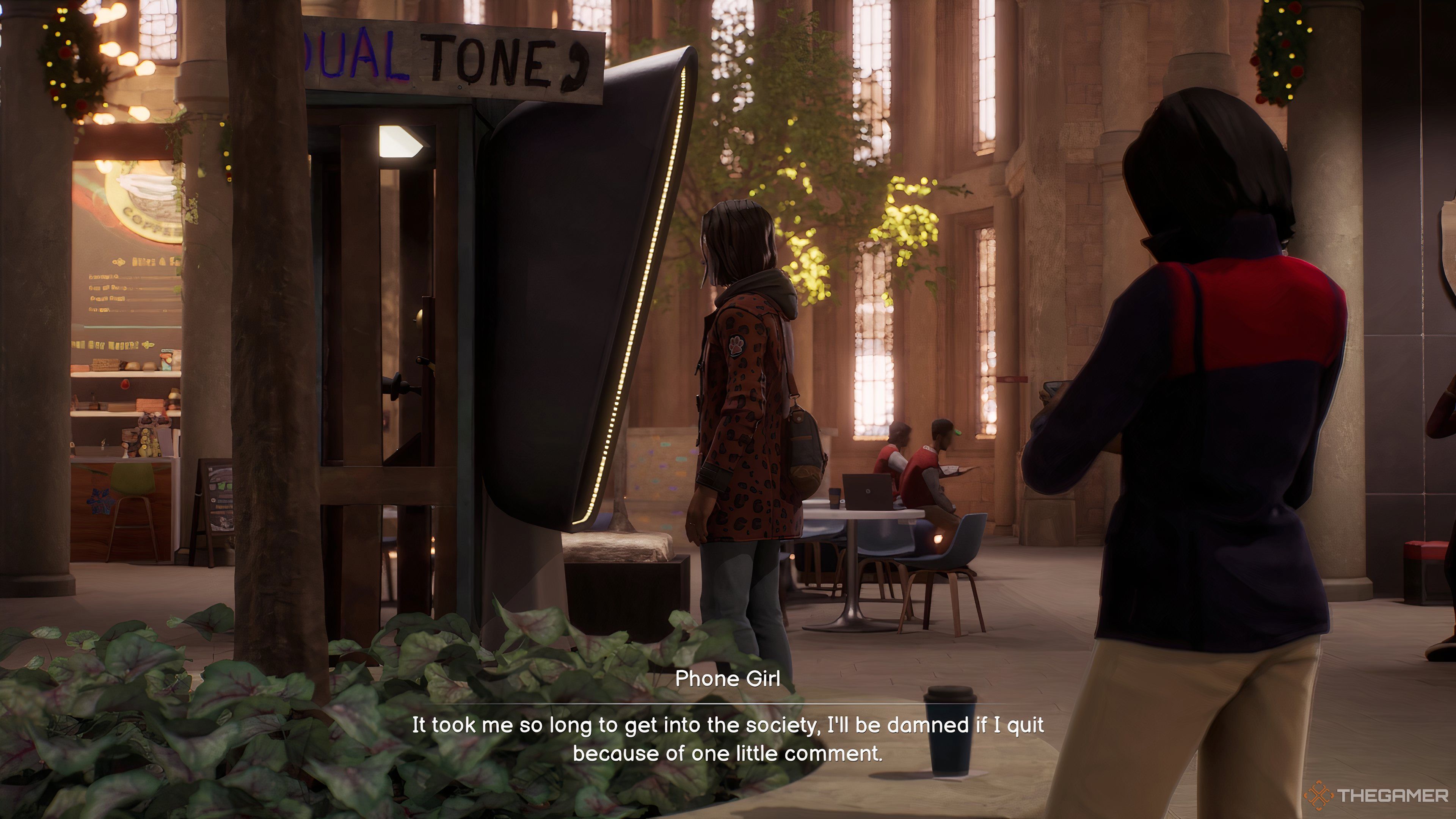 Listening To Message From Phone Girl At Dualtone Phone Booth In Life Is Strange: Double Exposure.