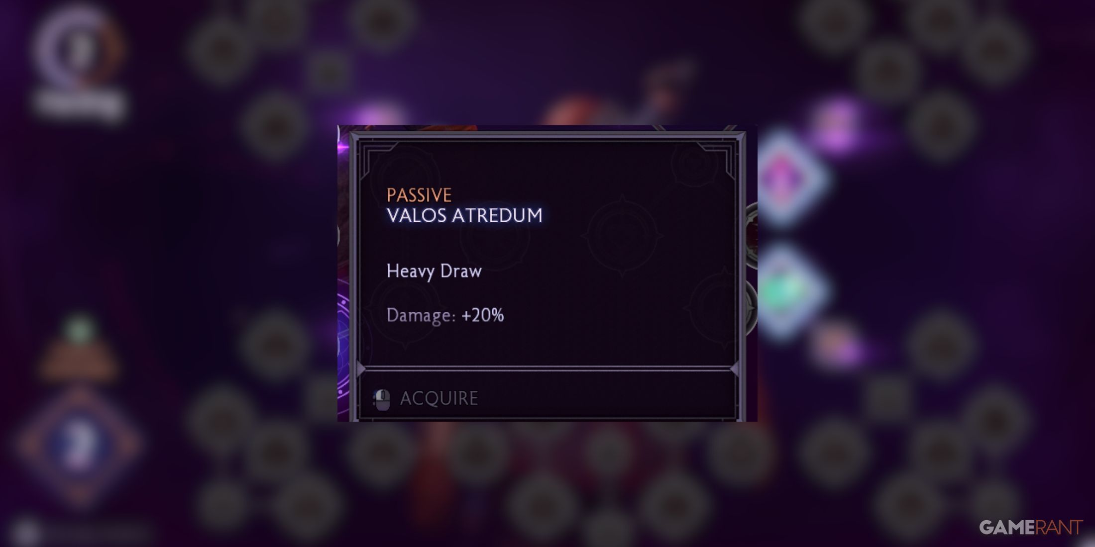 Valos Atredum passive ability increases Heavy Draw damage in Dragon Age The Veilguard