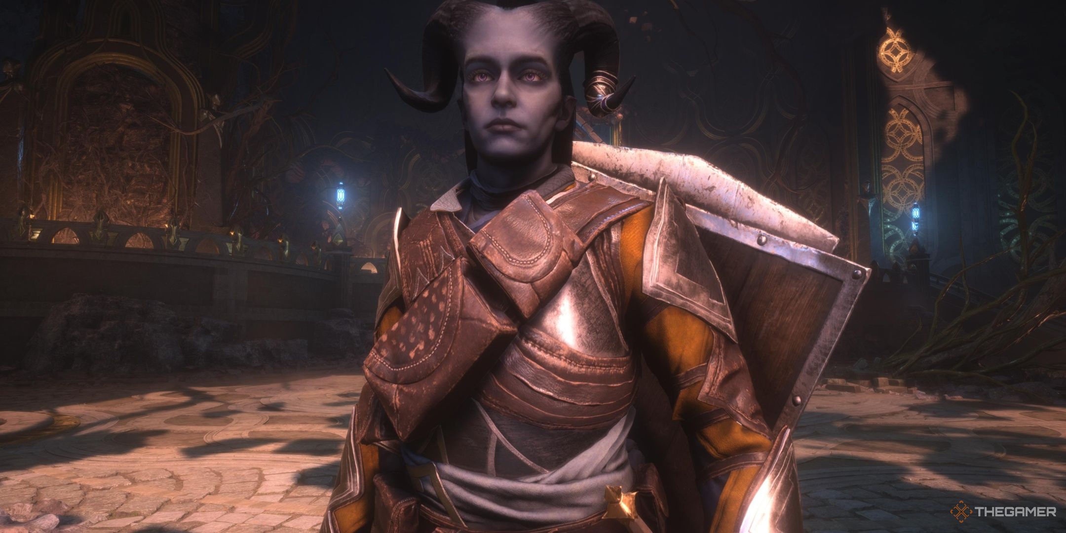 Rook wearing Pursuant's Implements in Dragon Age: The Veilguard.