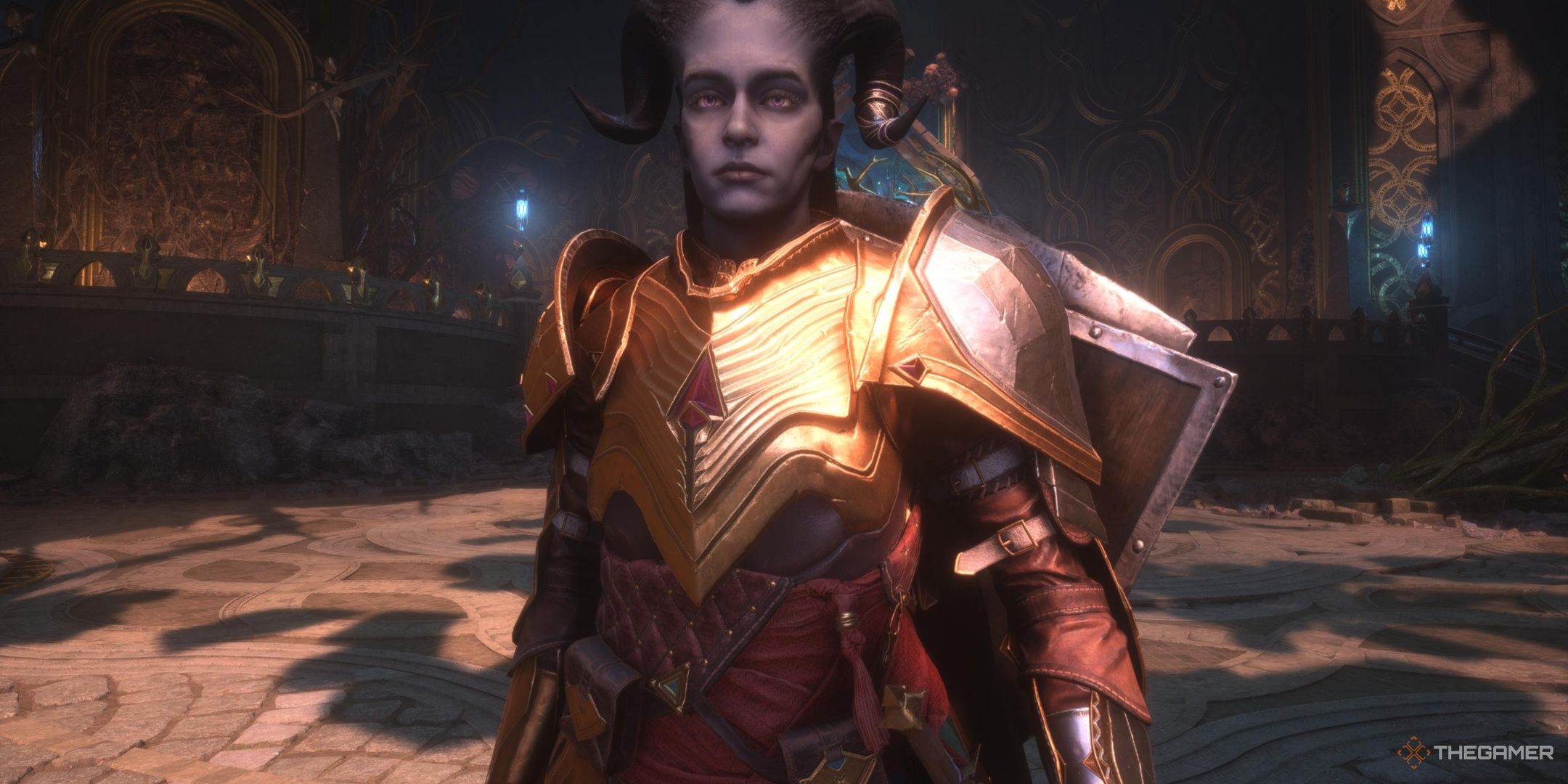 Rook wearing Arlathan's Fall in Dragon Age: The Veilguard.