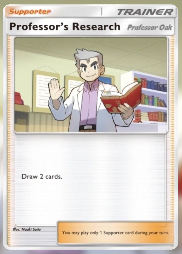 Professor's Research from Genetic Apex in Pokemon Trading Card Game Pocket.