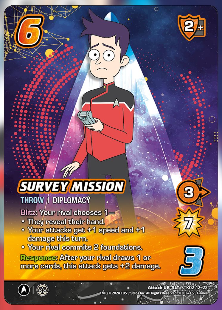 Survey Mission UniVersus Card.