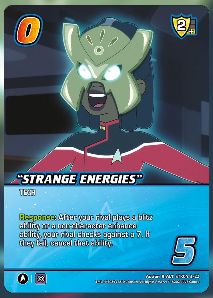 Strange Energies UniVersus Card.