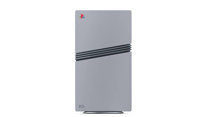 The PlayStation 30th anniversary edition PS5 Pro.