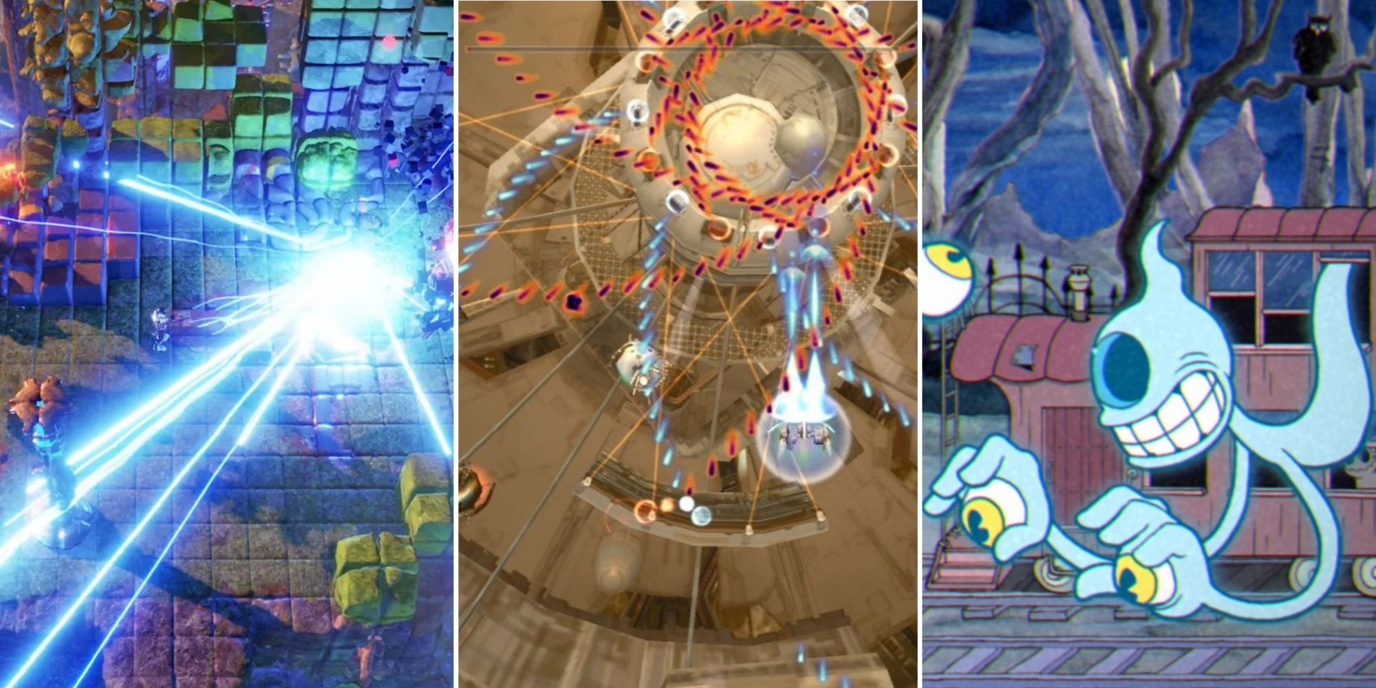 Nex Machina, Ikaruga, and Cuphead Featured Image