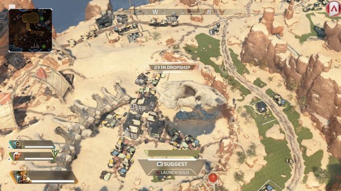 apex legends kings canyon launch royale skulltown view from drop ship