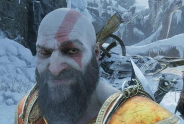 Kratos makes a sly expression in God of War Ragnarok