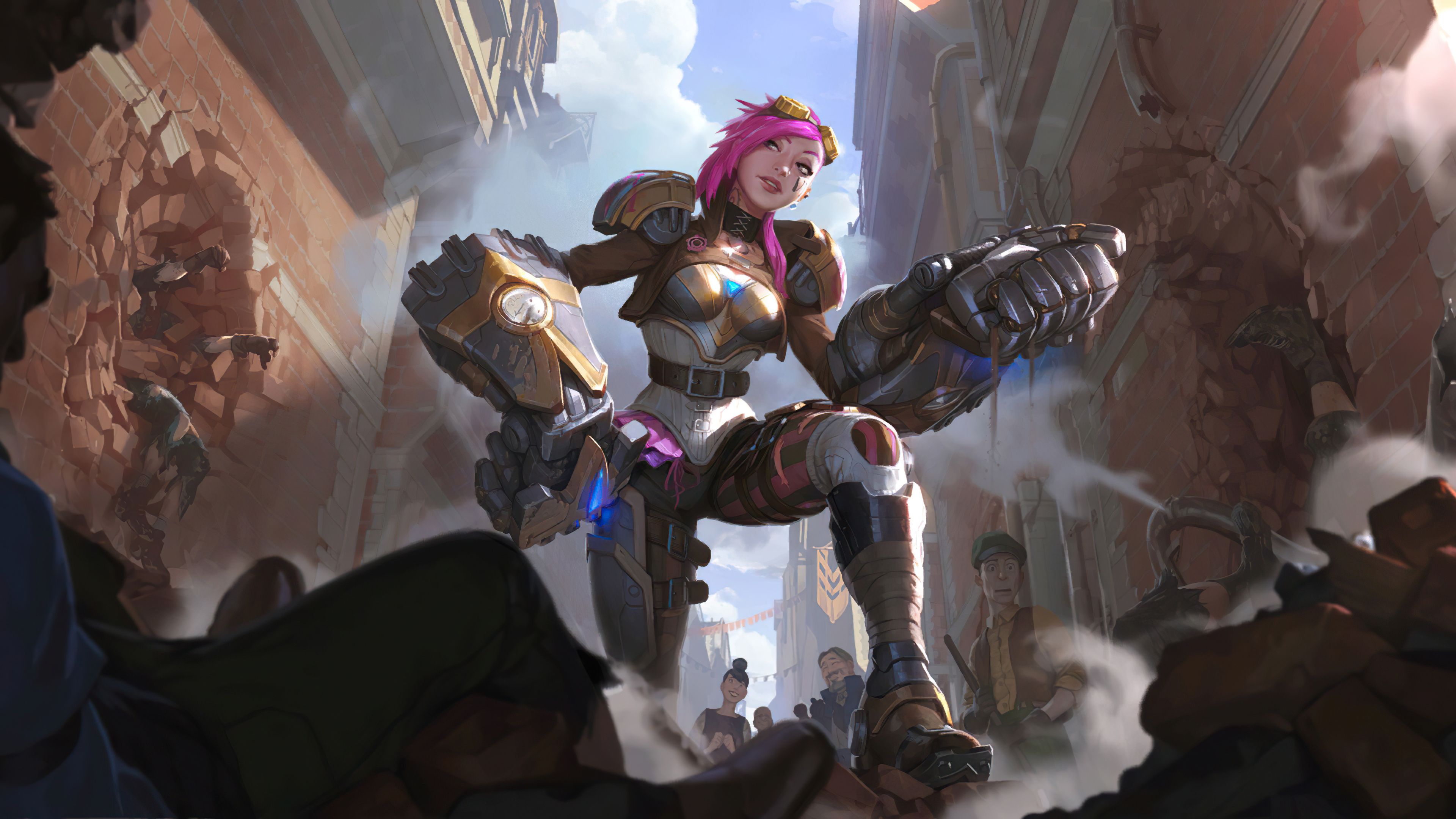 Vi's original champion design in League of Legends. 