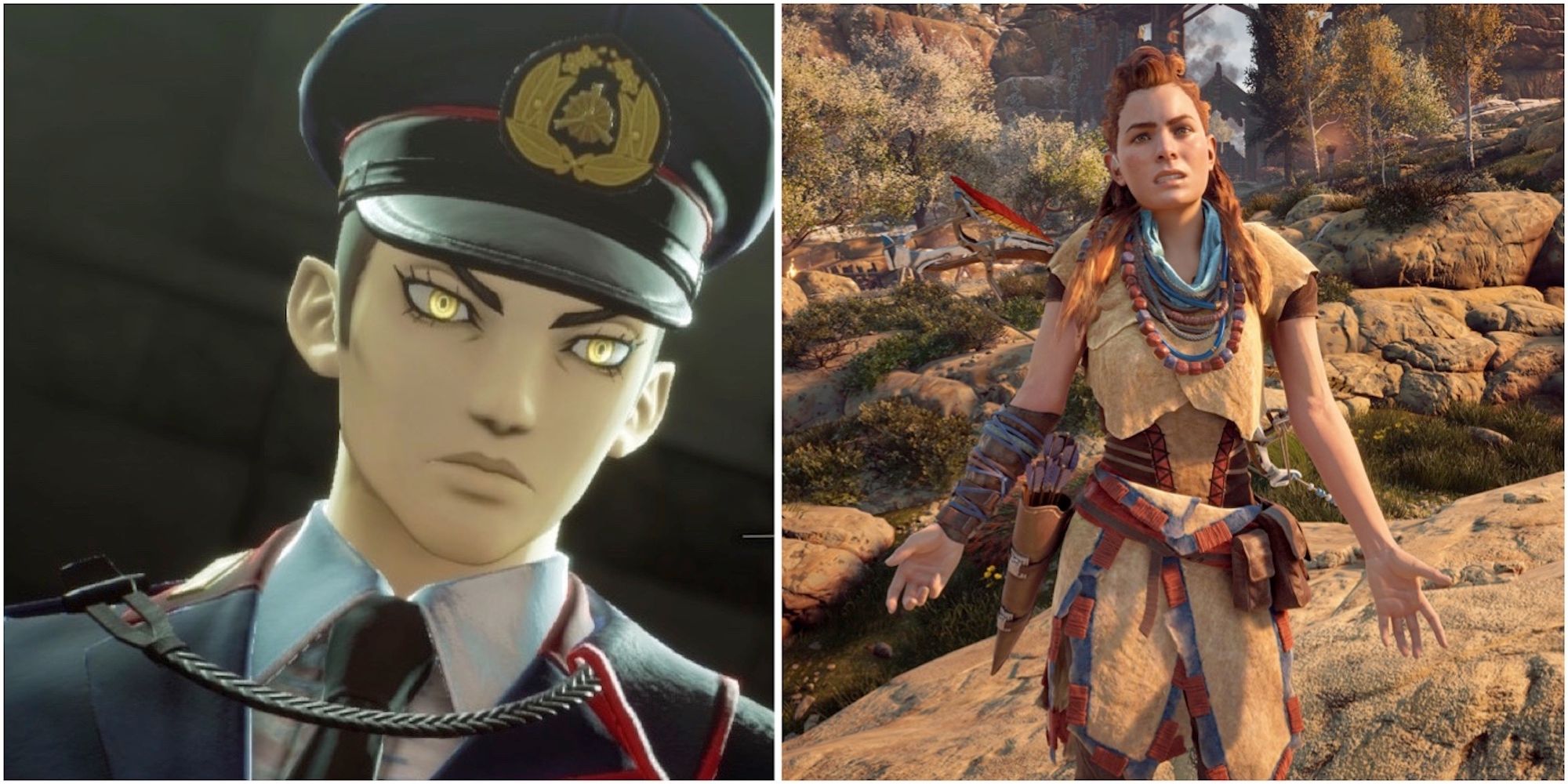 Shohei from and Aloy from Horizon Zero Dawn