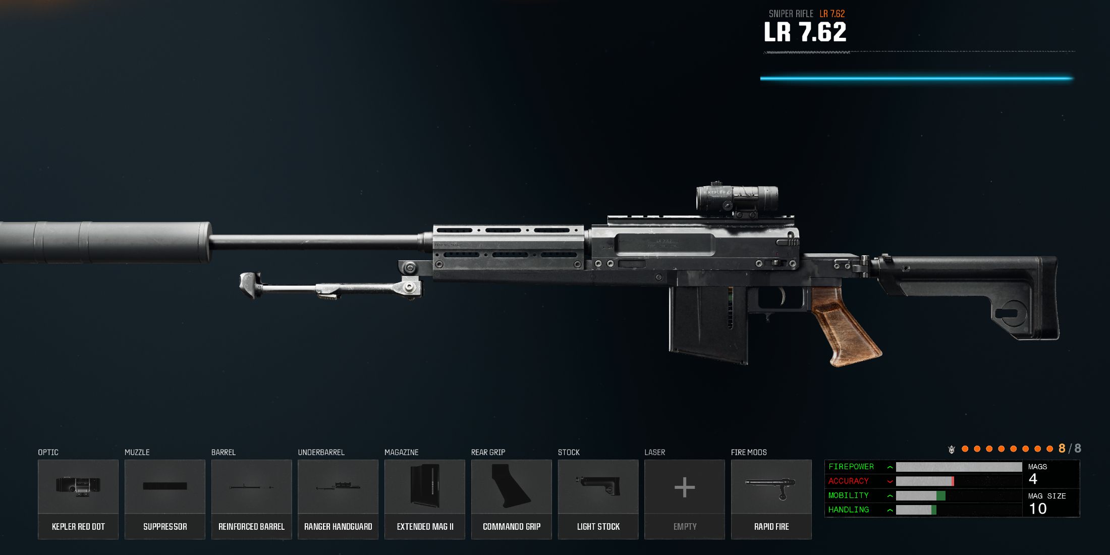 Screenshot showcasing the best LR 7.62 build for Black Ops 6 Zombies 