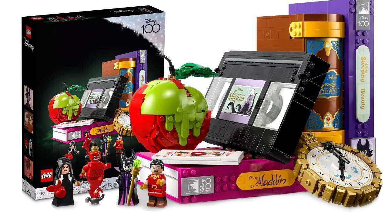 Disney Villain Icons Lego Set Is $40 Off, Includes Buildable VHS Tapes