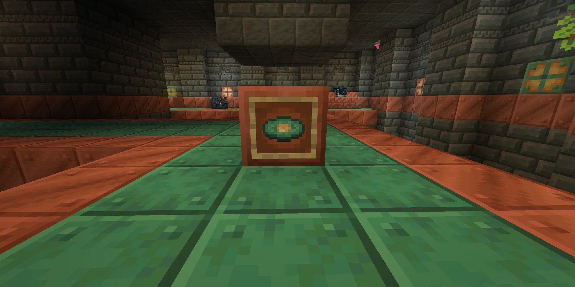 Screenshot in Trial Chambers of Creator - Minecraft Music Disc.