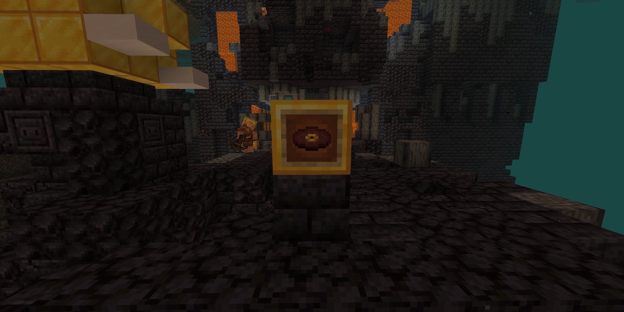 Screenshot in Bastion Remnants of Pigstep - Minecraft Music Disc.