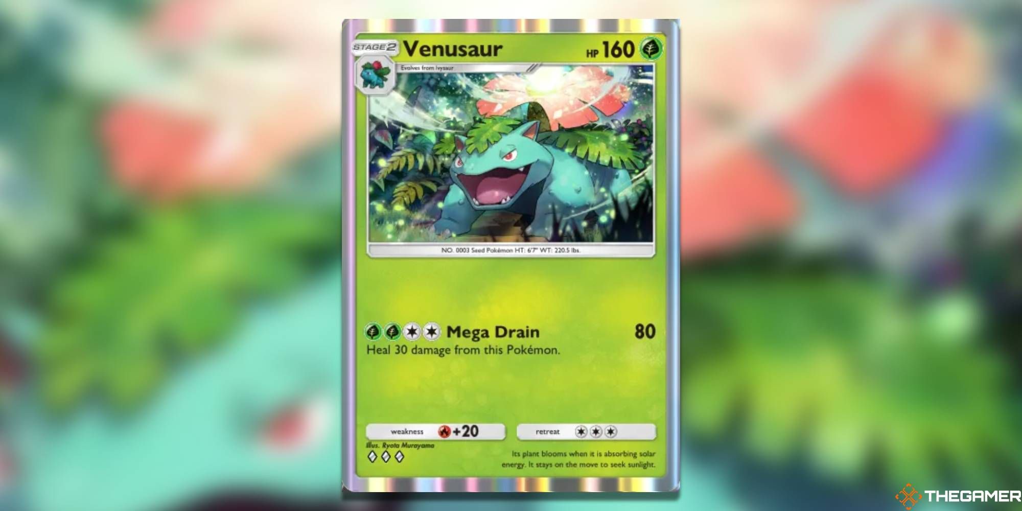 Venusaur from Pokemon Pocket.