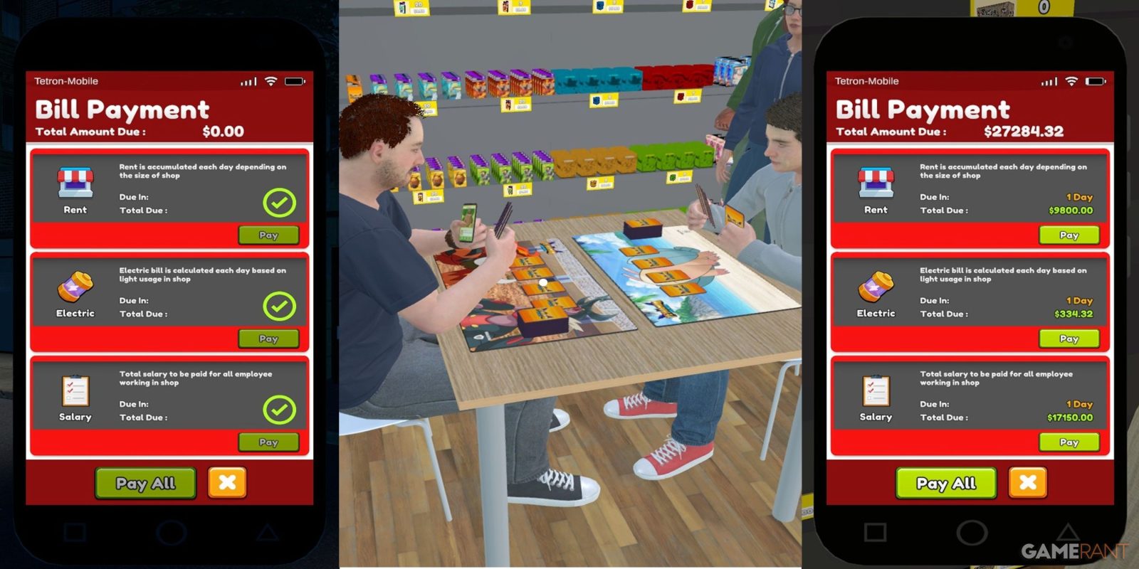 What Happens If You Don’t Pay Your Bills In TCG Supermarket Simulator?