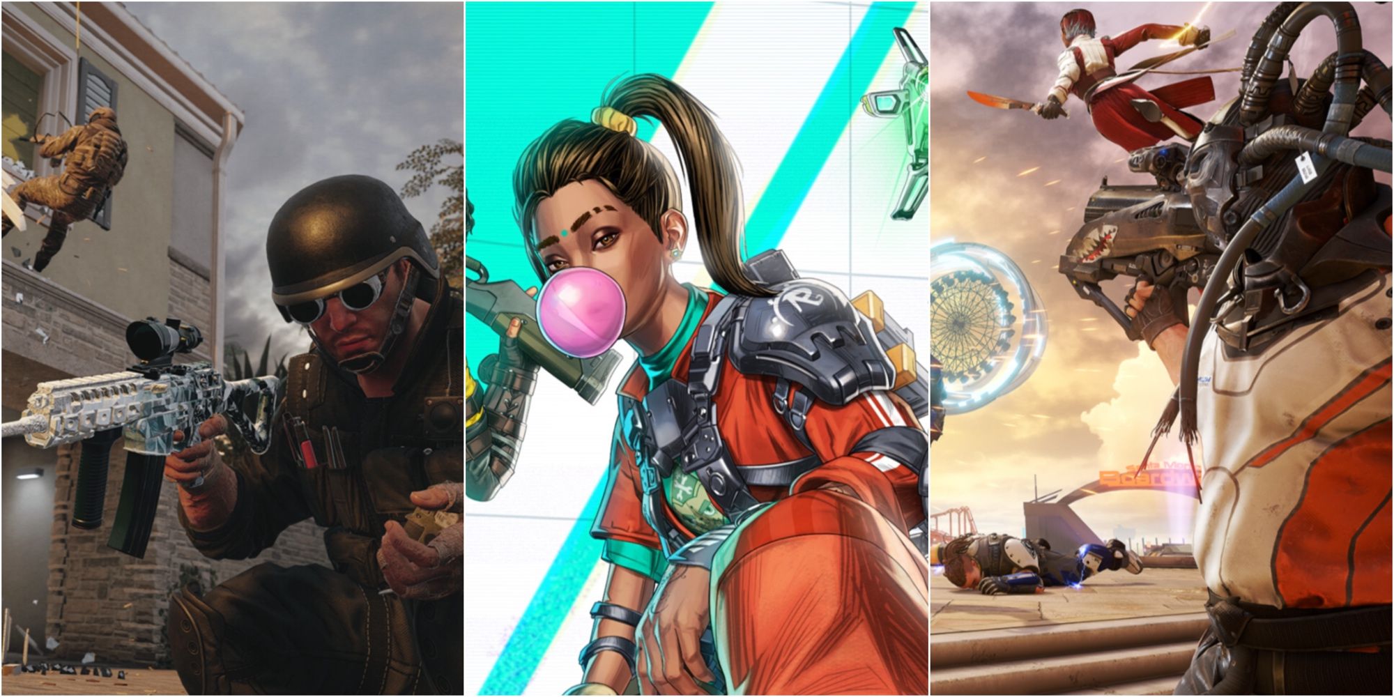 Siege, Apex Legends, and LawBreakers 