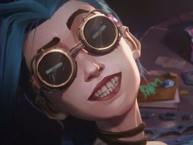 Jinx smiling during the Netflix animated series Arcane.