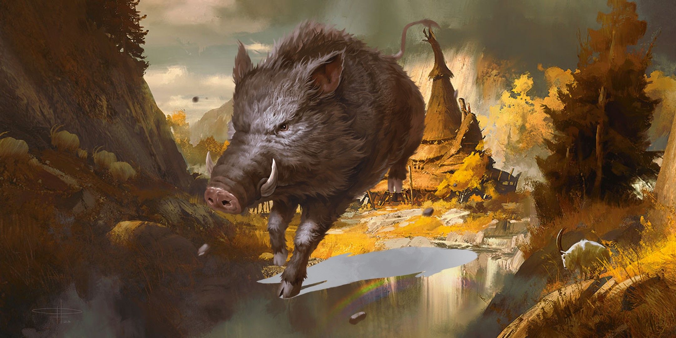 Dungeons & Dragons image showing a boar.