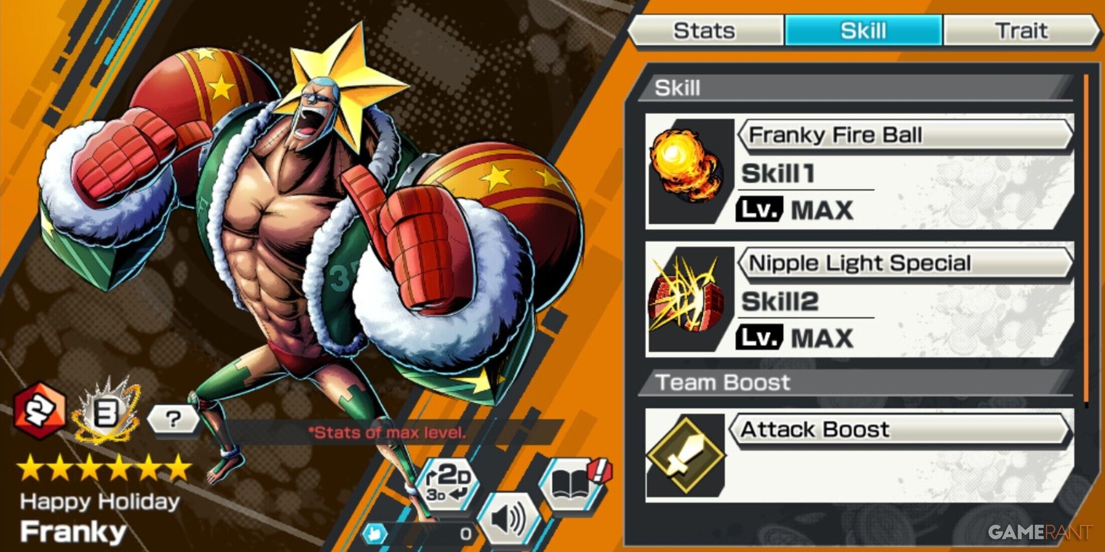 One Piece Bounty Rush Supporter Franky