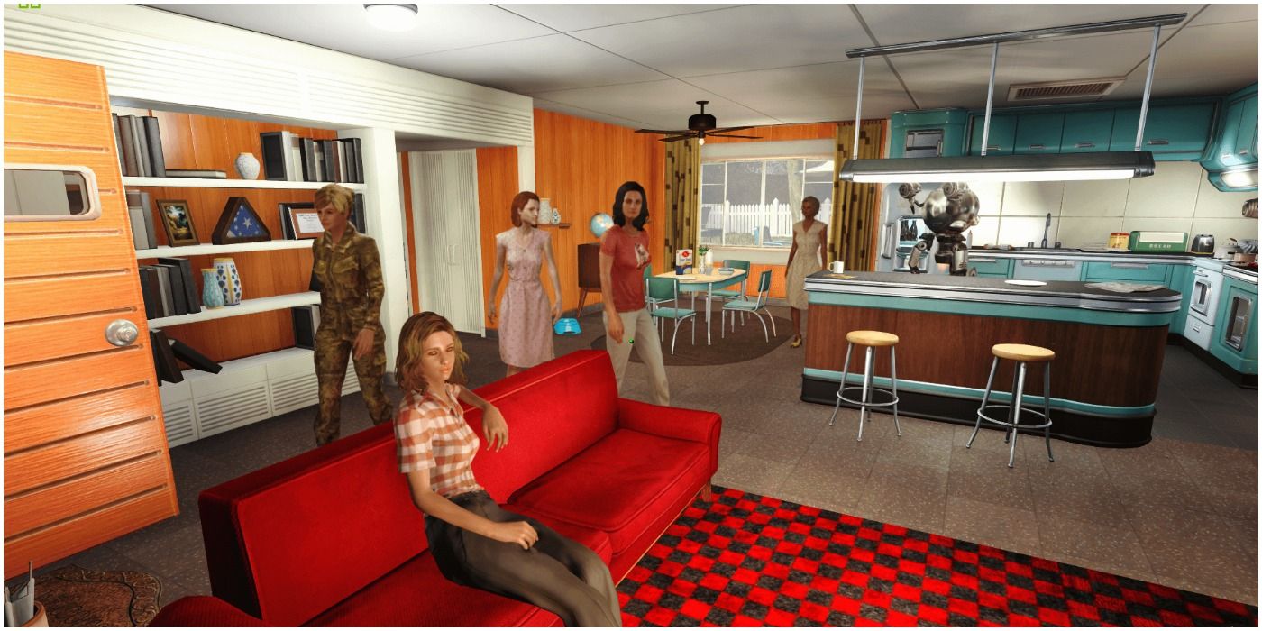 Fallout 4 Pre War House And People