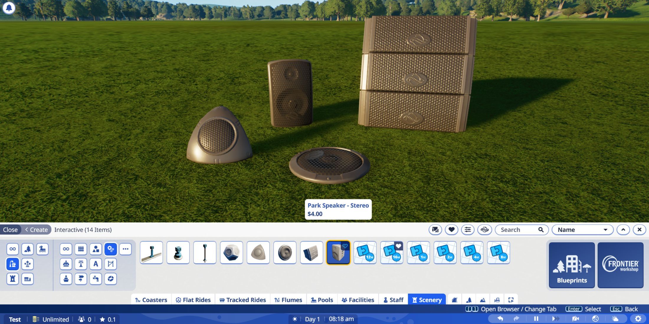 Planet Coaster 2 Speakers