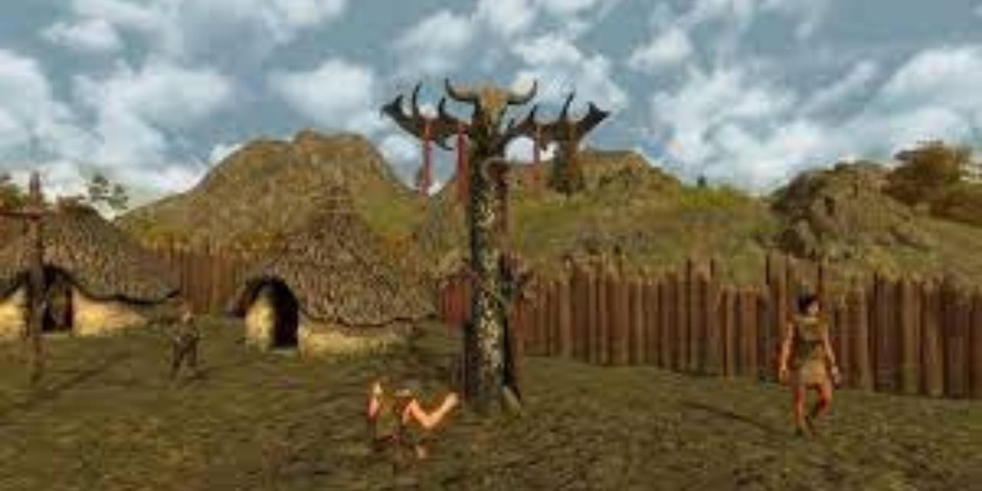 village in Dawn of Man