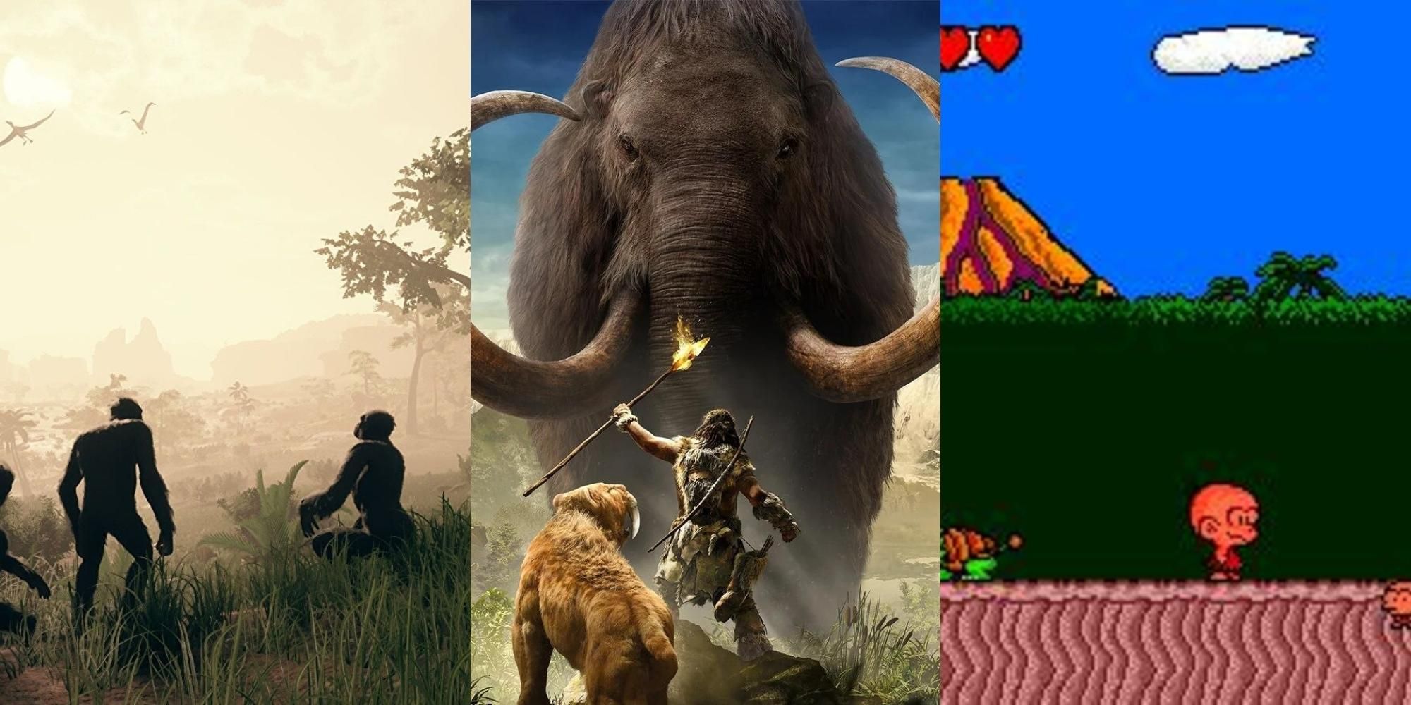 hominids in Ancestors The Humankind Odyssey, Takkar in Far Cry Primal, Bonk in Bonk's Adventure