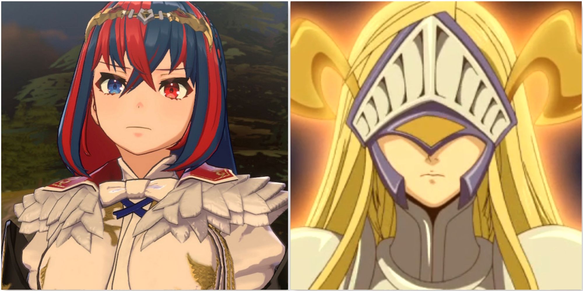 Alear in Fire Emblem Engage and Jeanne in her valkyrie form in Jeanne d'Arc