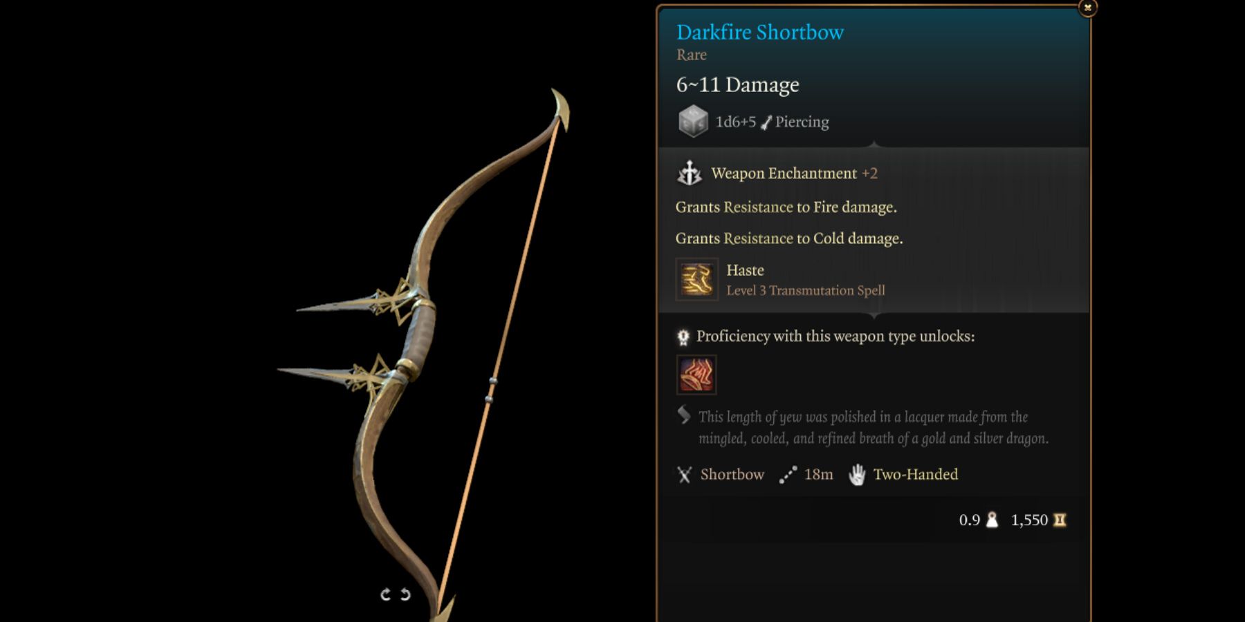 darkfire shortbow