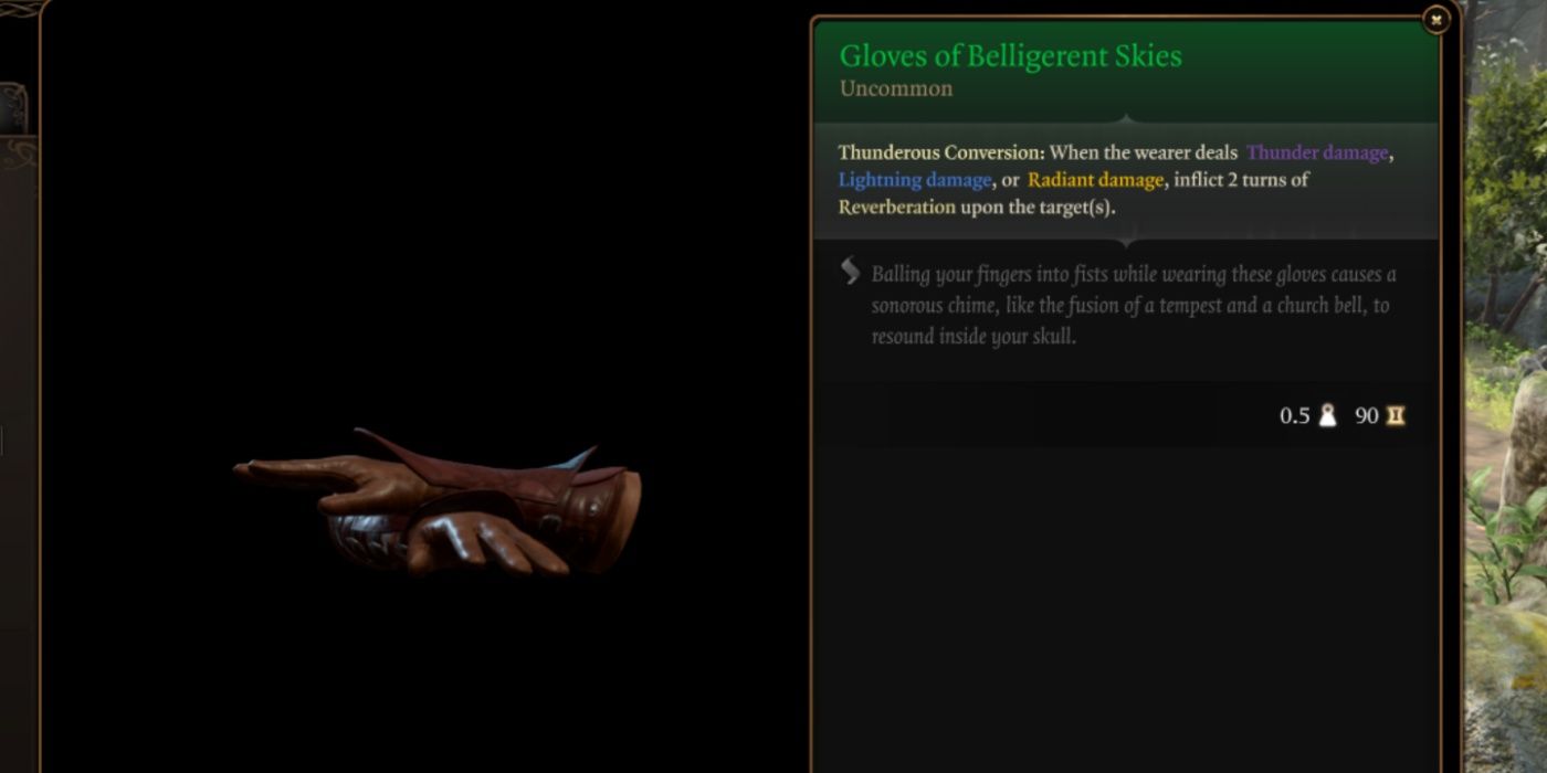 Gloves of Belligerent Skies in Baldur's Gate 3