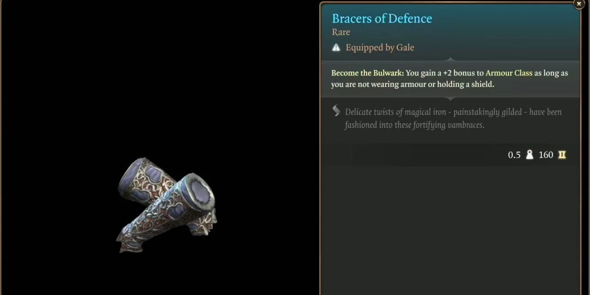 Bracers Of Defense in Baldur's Gate 3 