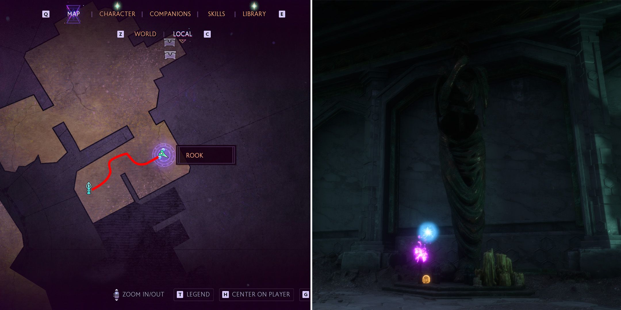 purple torch location 1 in dragon age the veilguard