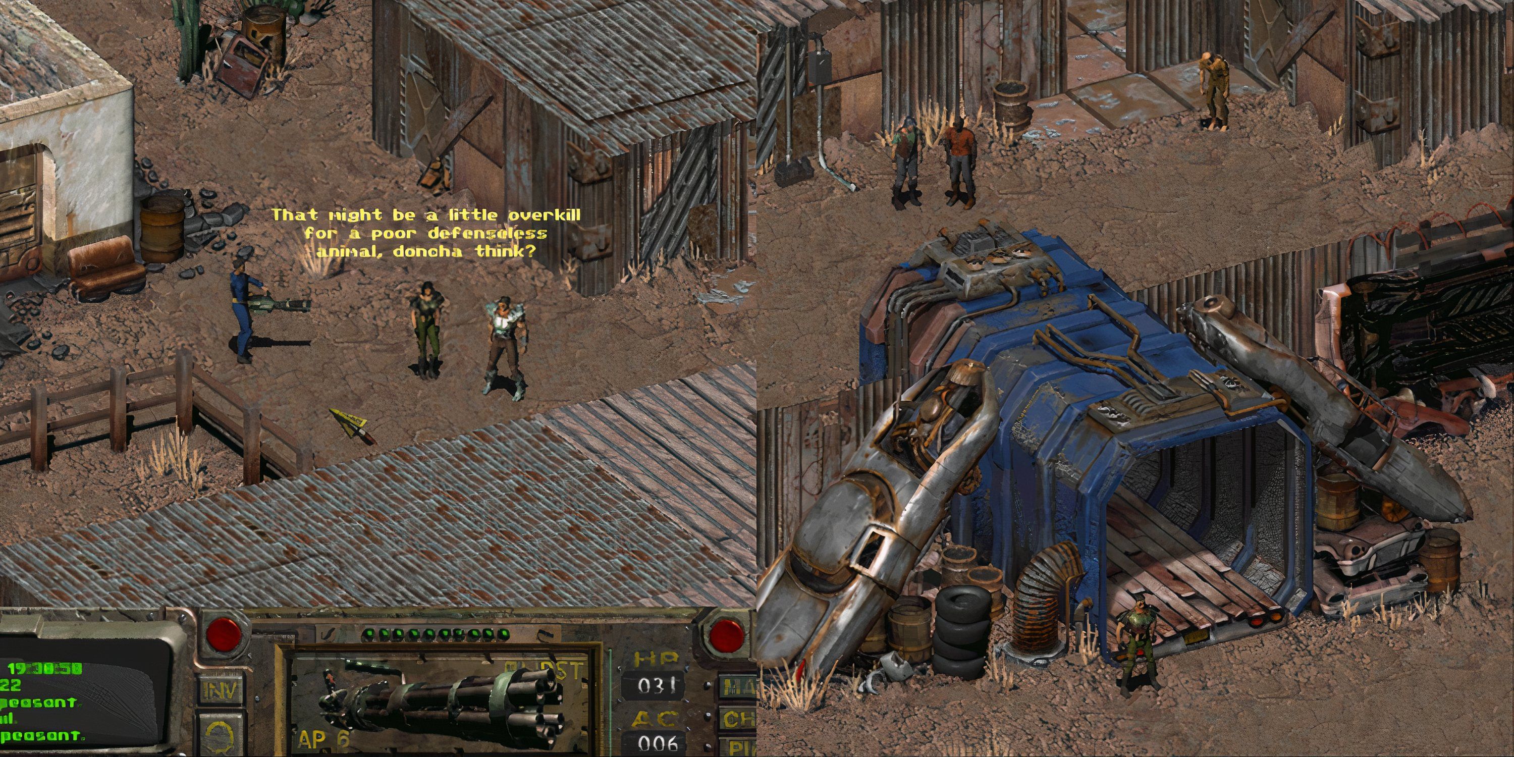 Fallout 1 - Vault Dweller In The Open World