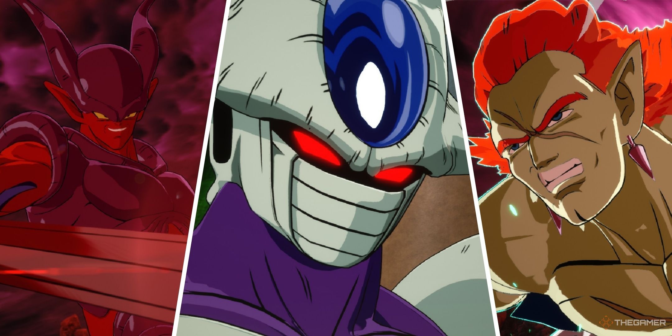 Dragon Ball Sparking Zero image showing Janemba, Cooler and Bojack.