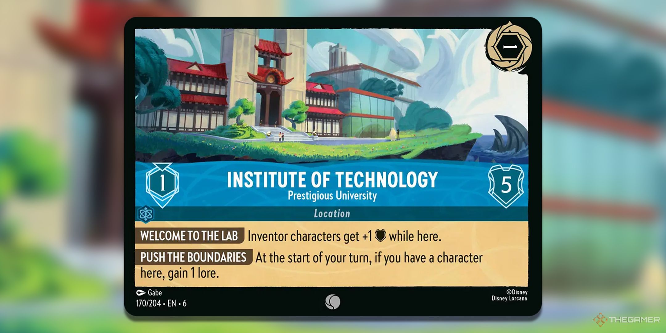 Institute of Technology, Prestigious University Lorcana Card.