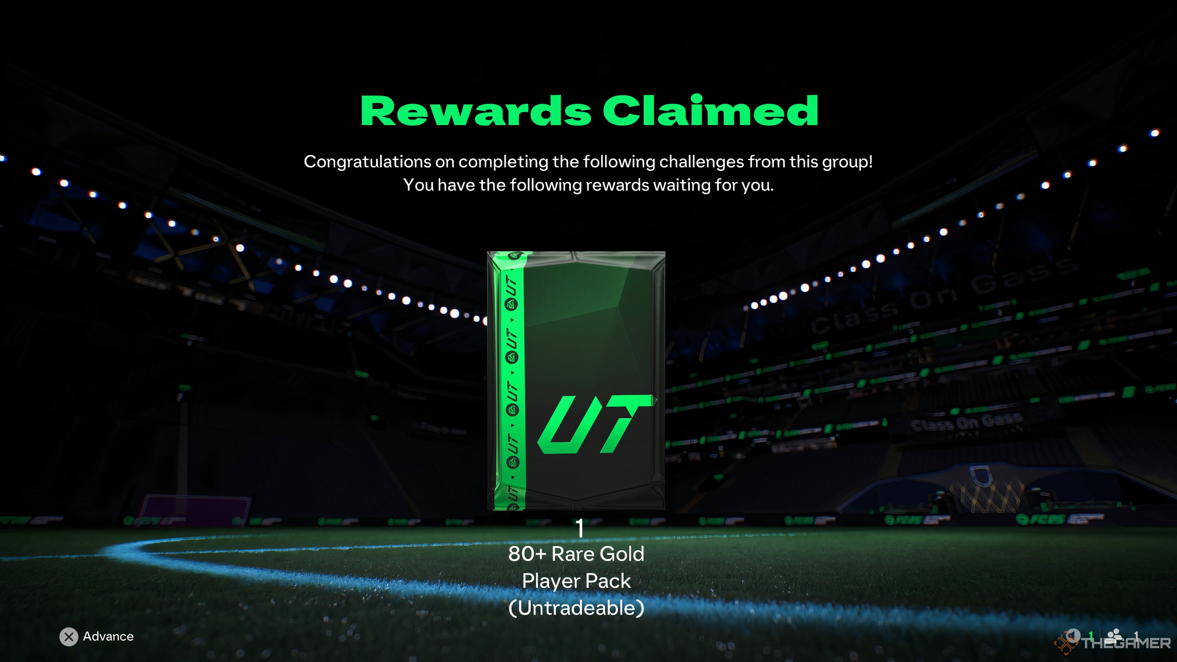 A screenshot of Ballon d'Or Challenge Reward in EA Sports FC 25. 