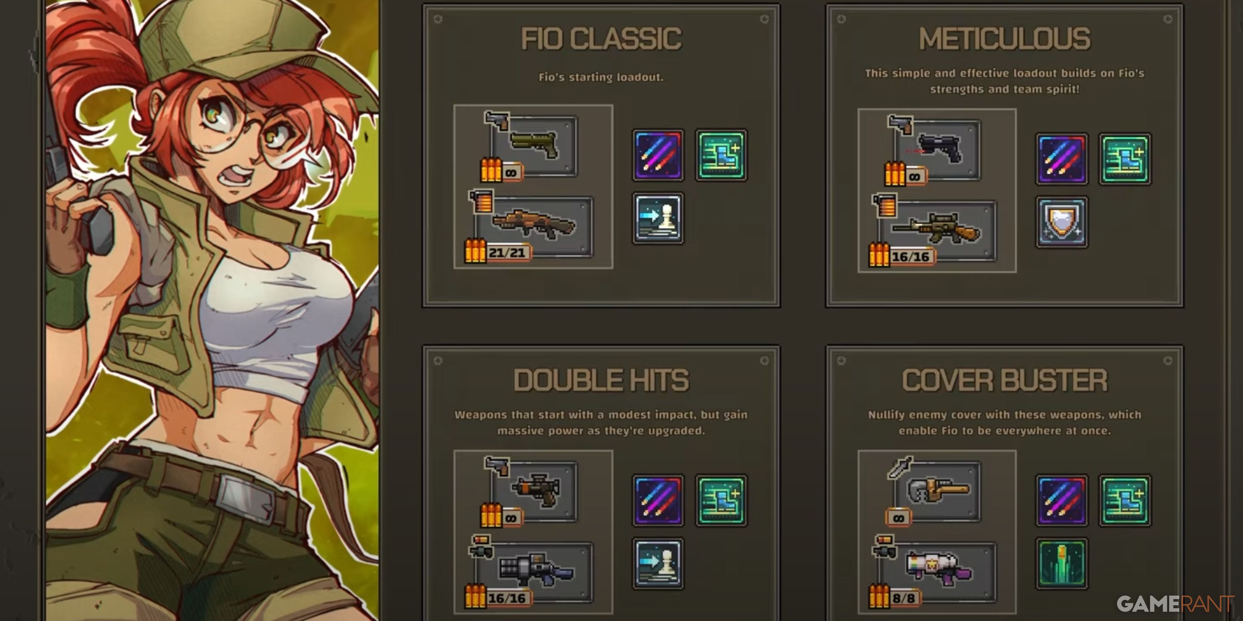 Loadouts Metal Slug Tactics