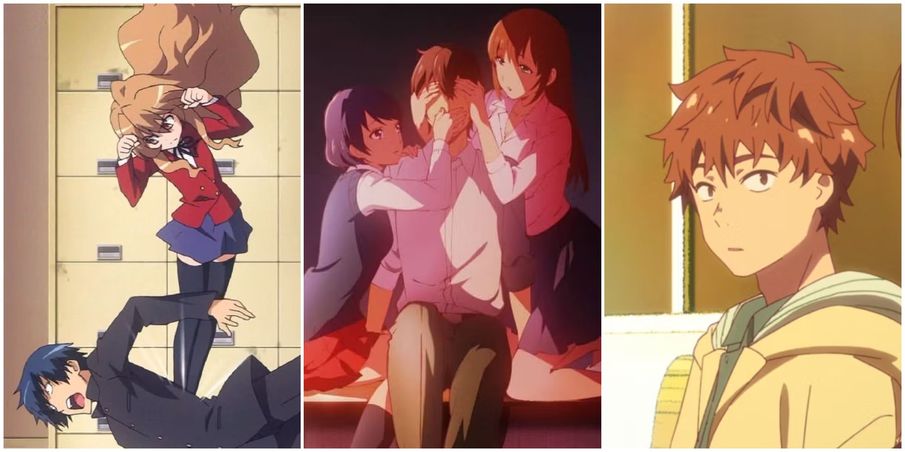 romance anime protagonists who are in the wrong